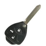 for Toyota Printer Friendly Tell A Friend Toyota 3 Button Remote Key (Toy47 Blade) 314.4MHz 67 Chip
