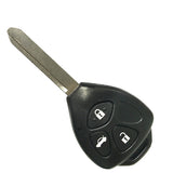 for Toyota Printer Friendly Tell A Friend Toyota 3 Button Remote Key (Toy47 Blade) 314.4MHz 67 Chip
