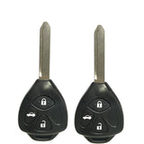 for Toyota Printer Friendly Tell A Friend Toyota 3 Button Remote Key (Toy47 Blade) 314.4MHz 67 Chip
