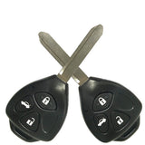 for Toyota Printer Friendly Tell A Friend Toyota 3 Button Remote Key (Toy47 Blade) 314.4MHz 67 Chip