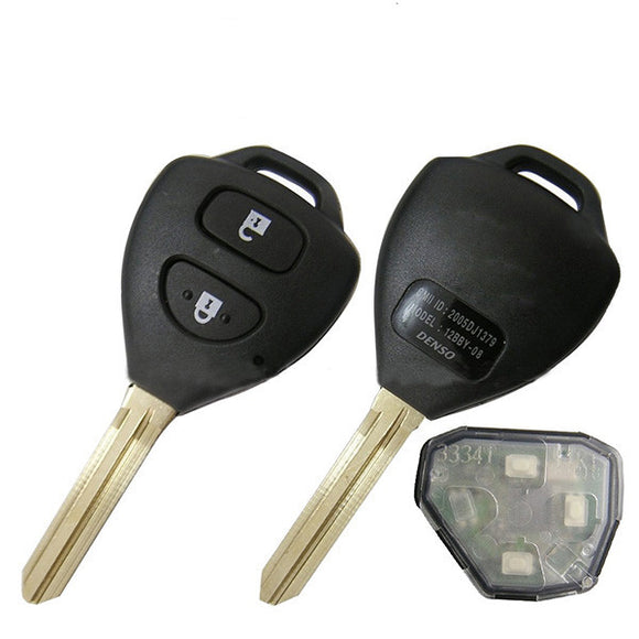 for Toyota RAV4 2 Button Remote Key (Europe) 433MHz,4D-67 Chip Inside