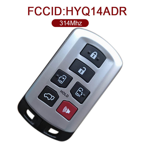 for Toyota Sienna 5+1 Button 314MHz HYQ14ADR