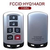 for Toyota Sienna 5+1 Button 314MHz HYQ14ADR