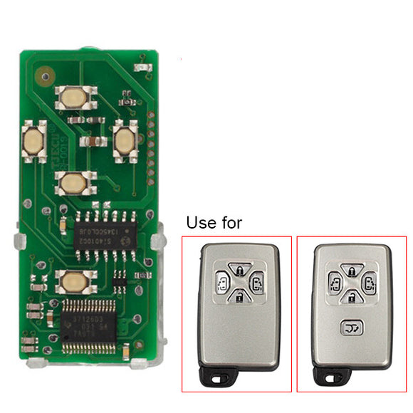 for Toyota Smart Card Board 5 Button 433.92MHz Number 271451-6221-Eur