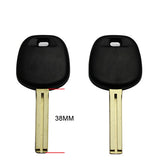 for Toyota Transponder Key (Laser Blade) 4C Chip Inside