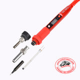 Soldering iron kit adjustable temperature 80W 110V-220V solder welding Equipment Ceramic heater Desoldering Pump