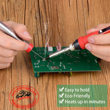 110V-220V 80W Electric Soldering iron Adjustable Temperature Solder iron With 5pcs Tips