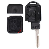 Folding Remote key Shell Case Fob 2 Button for Nissan Micra Xtrail Qashqai Juke Duke Navara