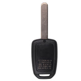 Remote Car Key Fob 2 Button 433MHz ID47 Chip for Honda Accord Civic City BR-V Crider 2013-2016 Euro FCC ID: MLBH7 1K6 1TA