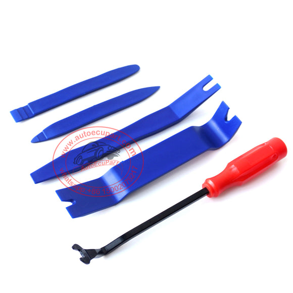 5pcs/set (Good quality) Automobile Nail Puller Radio Audio Panel Door Repairing Clip Trim Removal Pry Repair Tool