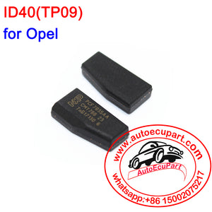 transponder chip ID40[TP09] Chip carbon for Opel