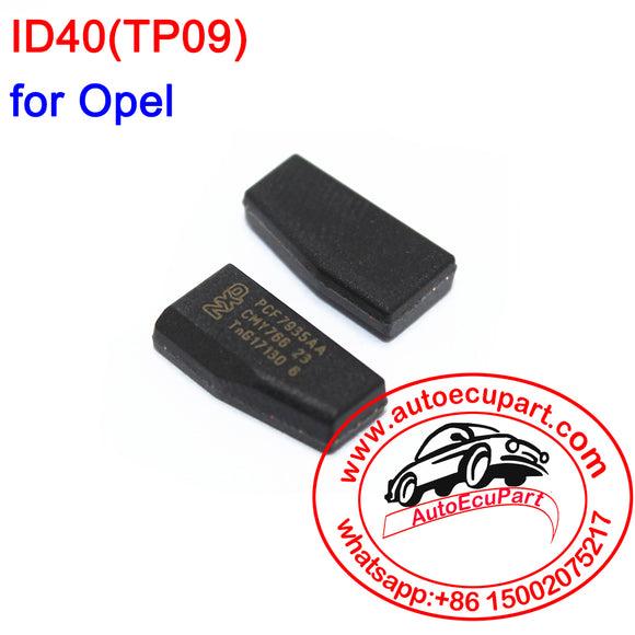 transponder chip ID40[TP09] Chip carbon for Opel