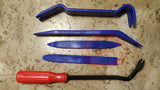 5pcs/set (Good quality) Automobile Nail Puller Radio Audio Panel Door Repairing Clip Trim Removal Pry Repair Tool