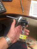 Oil pump Gun 250ml oil can plastic transparent high pressure hose oiler mini injector