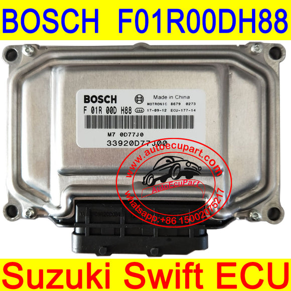 BOSCH ECU For Suzuki Swift  F01R00DH88 33920D77J00