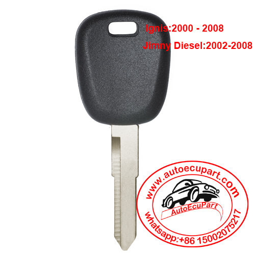 Replacement Transponder Key With 4D65 Chip for Suzuki Ignis Jimny Diesel Uncut
